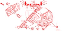 GUMMITUELLE (ARRIERE) für Honda CR-V 2.0 ELEGANCE 5 Türen 5 gang automatikgetriebe 2013