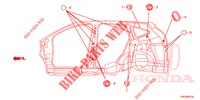 GUMMITUELLE (LATERAL) für Honda CR-V 2.0 ELEGANCE 5 Türen 5 gang automatikgetriebe 2013