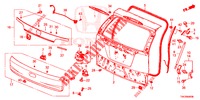 HECKKLAPPENPLATTE(2D)  für Honda CR-V 2.0 ELEGANCE 5 Türen 5 gang automatikgetriebe 2013