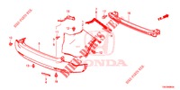 HINTERER STOSSFAENGER  für Honda CR-V 2.0 ELEGANCE 5 Türen 5 gang automatikgetriebe 2013