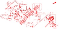 WASSERSCHLAUCH/HEIZUNGSSCHACHT (2.0L) (LH) für Honda CR-V 2.0 ELEGANCE 5 Türen 5 gang automatikgetriebe 2013
