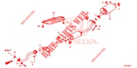 AUSPUFFROHR/SCHALLDAEMPFER (2.0L) für Honda CR-V 2.0 ELEGANCE L 5 Türen 5 gang automatikgetriebe 2013
