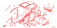 AUSSENBLECHE/DACHPLATTE  für Honda CR-V 2.0 ELEGANCE L 5 Türen 5 gang automatikgetriebe 2013