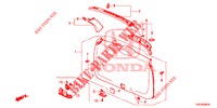 HECKKLAPPENVERKLEIDUNG/ TAFELVERKLEIDUNG, HINTEN(2D)  für Honda CR-V 2.0 ELEGANCE L 5 Türen 5 gang automatikgetriebe 2013