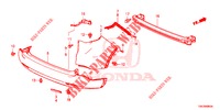 HINTERER STOSSFAENGER  für Honda CR-V 2.0 ELEGANCE L 5 Türen 5 gang automatikgetriebe 2013