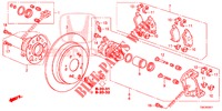 HINTERRADBREMSE (2) für Honda CR-V 2.0 ELEGANCE L 5 Türen 5 gang automatikgetriebe 2013
