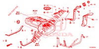 KRAFTSTOFFEINFUELLROHR (2.0L) (2.4L) für Honda CR-V 2.0 ELEGANCE L 5 Türen 5 gang automatikgetriebe 2013