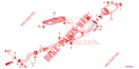 AUSPUFFROHR/SCHALLDAEMPFER (2.0L) für Honda CR-V 2.0 EXECUTIVE 5 Türen 6 gang-Schaltgetriebe 2013