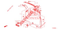 HECKKLAPPENVERKLEIDUNG/ TAFELVERKLEIDUNG, HINTEN(2D)  für Honda CR-V 2.0 EXECUTIVE 5 Türen 6 gang-Schaltgetriebe 2013