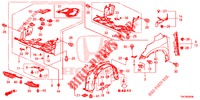 KOTFLUEGEL, VORNE  für Honda CR-V 2.0 EXECUTIVE 5 Türen 6 gang-Schaltgetriebe 2013