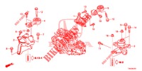 MOTORBEFESTIGUNGEN (2.0L) (MT) für Honda CR-V 2.0 EXECUTIVE 5 Türen 6 gang-Schaltgetriebe 2013