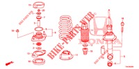 STOSSDAEMPFER HINTEN  für Honda CR-V 2.0 EXECUTIVE 5 Türen 6 gang-Schaltgetriebe 2013