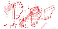 TUERBLECHE, HINTEN(4D)  für Honda CR-V 2.0 EXECUTIVE 5 Türen 6 gang-Schaltgetriebe 2013