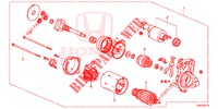 ANLASSER (DENSO) (2.0L) (1) für Honda CR-V 2.0 EXECUTIVE 5 Türen 5 gang automatikgetriebe 2013