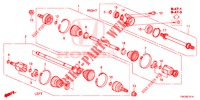 ANTRIEBSWELLE, VORNE/HALBWELLE (2.0L) für Honda CR-V 2.0 EXECUTIVE 5 Türen 5 gang automatikgetriebe 2013