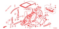 AUSSENBLECHE/DACHPLATTE  für Honda CR-V 2.0 EXECUTIVE 5 Türen 5 gang automatikgetriebe 2013
