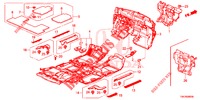 BODENMATTE/ISOLATOR  für Honda CR-V 2.0 EXECUTIVE 5 Türen 5 gang automatikgetriebe 2013