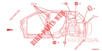 GUMMITUELLE (LATERAL) für Honda CR-V 2.0 EXECUTIVE 5 Türen 5 gang automatikgetriebe 2013