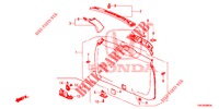 HECKKLAPPENVERKLEIDUNG/ TAFELVERKLEIDUNG, HINTEN(2D)  für Honda CR-V 2.0 EXECUTIVE 5 Türen 5 gang automatikgetriebe 2013