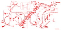 KLIMAANLAGE (FLEXIBLES/TUYAUX) (2.0L/2.4L) (LH) für Honda CR-V 2.0 EXECUTIVE 5 Türen 5 gang automatikgetriebe 2013