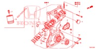 OELPUMPE (2.0L) für Honda CR-V 2.0 EXECUTIVE 5 Türen 5 gang automatikgetriebe 2013