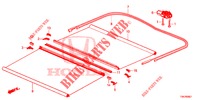 SONNENBLENDENTEILE  für Honda CR-V 2.0 EXECUTIVE 5 Türen 5 gang automatikgetriebe 2013