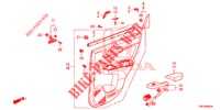TUERVERKLEIDUNG, HINTEN(4D)  für Honda CR-V 2.0 EXECUTIVE 5 Türen 5 gang automatikgetriebe 2013