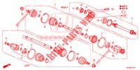 ANTRIEBSWELLE, VORNE/HALBWELLE (2.0L) für Honda CR-V 2.0 S 5 Türen 6 gang-Schaltgetriebe 2013