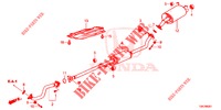 AUSPUFFROHR/SCHALLDAEMPFER (2.0L) für Honda CR-V 2.0 S 5 Türen 6 gang-Schaltgetriebe 2013