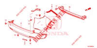 HINTERER STOSSFAENGER  für Honda CR-V 2.0 S 5 Türen 6 gang-Schaltgetriebe 2013