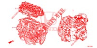 MOTOREINHEIT/GETRIEBE KOMPL. (2.0L) für Honda CR-V 2.0 S 5 Türen 6 gang-Schaltgetriebe 2013