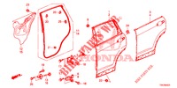 TUERBLECHE, HINTEN(4D)  für Honda CR-V 2.0 S 5 Türen 6 gang-Schaltgetriebe 2013