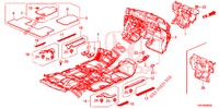 BODENMATTE/ISOLATOR  für Honda CR-V 2.0 S 5 Türen 5 gang automatikgetriebe 2013