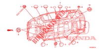 GUMMITUELLE (INFERIEUR) für Honda CR-V 2.0 S 5 Türen 5 gang automatikgetriebe 2013