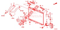 KUEHLERSCHLAUCH/RESERVETANK (2) für Honda CR-V 2.0 S 5 Türen 5 gang automatikgetriebe 2013