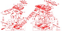 SITZKOMPONENTEN, HINTEN (2) für Honda CR-V 2.0 S 5 Türen 5 gang automatikgetriebe 2013