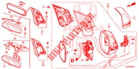 SPIEGEL/SCHIEBEDACH (3) für Honda CR-V 2.0 S 5 Türen 5 gang automatikgetriebe 2013