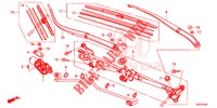 WINDSCHUTZSCHEIBENWISCHER (LH) (2) für Honda CR-V 2.0 S 5 Türen 5 gang automatikgetriebe 2013