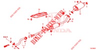 AUSPUFFROHR/SCHALLDAEMPFER (2.0L) für Honda CR-V 2.0 COMFORT 5 Türen 6 gang-Schaltgetriebe 2014