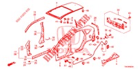 AUSSENBLECHE/DACHPLATTE  für Honda CR-V 2.0 COMFORT 5 Türen 6 gang-Schaltgetriebe 2014