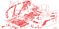 BODEN/INNENBLECHE  für Honda CR-V 2.0 COMFORT 5 Türen 6 gang-Schaltgetriebe 2014