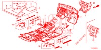 BODENMATTE/ISOLATOR  für Honda CR-V 2.0 COMFORT 5 Türen 6 gang-Schaltgetriebe 2014
