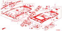 DACHVERKLEIDUNG (1) für Honda CR-V 2.0 COMFORT 5 Türen 6 gang-Schaltgetriebe 2014