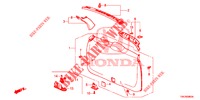 HECKKLAPPENVERKLEIDUNG/ TAFELVERKLEIDUNG, HINTEN(2D)  für Honda CR-V 2.0 COMFORT 5 Türen 6 gang-Schaltgetriebe 2014