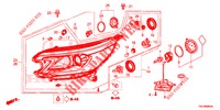 SCHEINWERFER  für Honda CR-V 2.0 COMFORT 5 Türen 6 gang-Schaltgetriebe 2014