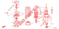 STOSSDAEMPFER HINTEN  für Honda CR-V 2.0 COMFORT 5 Türen 6 gang-Schaltgetriebe 2014