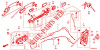 TUERSCHLOESSER, VORNE/AEUSSERER GRIFF  für Honda CR-V 2.0 COMFORT 5 Türen 6 gang-Schaltgetriebe 2014