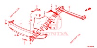HINTERER STOSSFAENGER  für Honda CR-V 2.0 COMFORT 5 Türen 5 gang automatikgetriebe 2014