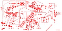 KOTFLUEGEL, VORNE  für Honda CR-V 2.0 COMFORT 5 Türen 5 gang automatikgetriebe 2014