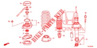 STOSSDAEMPFER HINTEN  für Honda CR-V 2.0 COMFORT 5 Türen 5 gang automatikgetriebe 2014